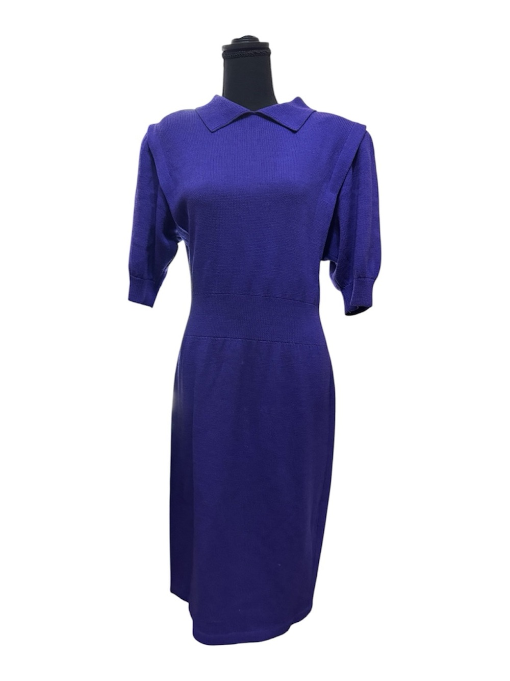 1980s St John for Saks Fifth Avenue Purple dress